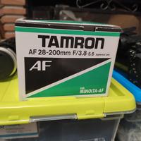 Sony "A" Tamron 28-200 AF con imballo 