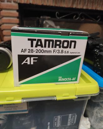 Sony "A" Tamron 28-200 AF con imballo 