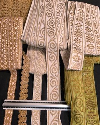 Bordi Oro anticato, Lurex,fiorentini Passamaneria 