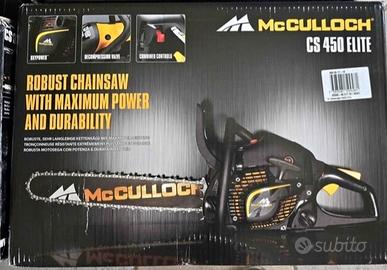 motosega mcCulloch cs 450 elite