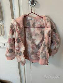Felpa peluche Bouny Baby bimba rosa, 30 mesi