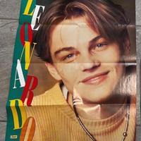 Poster rivista Cioè anni 90 vintage Di Caprio Fior