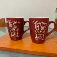 Set 2 tazze Christmas in love