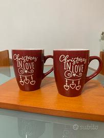 Set 2 tazze Christmas in love