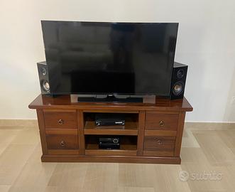 Porta Tv in ciliegio