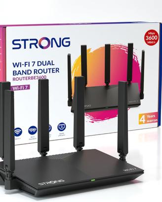 ROUTER STRONG WIFI 7 DUAL BAND BE3600 Nuovo