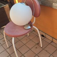 lampadario bianco a sfera