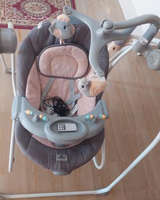 Altalena elettrica con musica