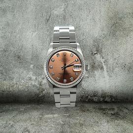 Rolex Datejust 31mm Pink Salmon Diamond FULL SET