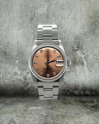 Rolex Datejust 31mm Pink Salmon Diamond FULL SET
