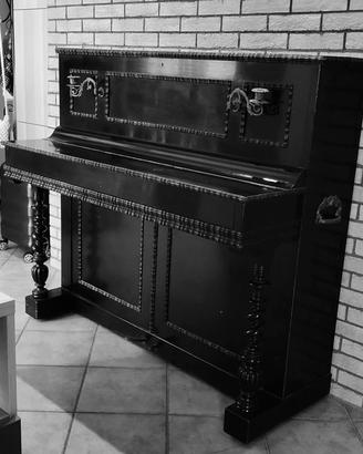Pianoforte d'epoca antiquariato fine 800 mob.  bar