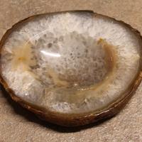 Posacenere in geode di agata Vintage anni 70