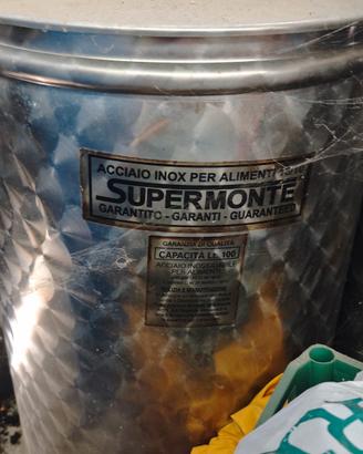 fusti contenitori acciaio inox 