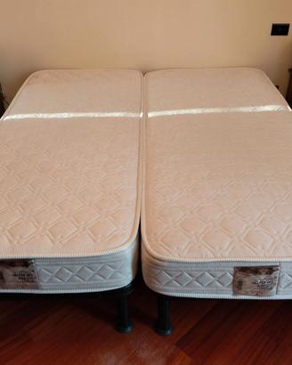 Letto matrimoniale con materassi 190×165cm