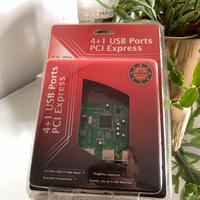 Scheda 4+1 Porte USB PCI Express NILOX
