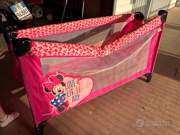 Lettino da viaggio campeggio Disney Minnie