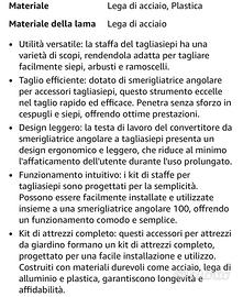 Kit taglia siepe