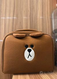 Borsa trucco portatile da viaggio capiente