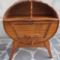 Botte mobile bar portabottiglie vintage
