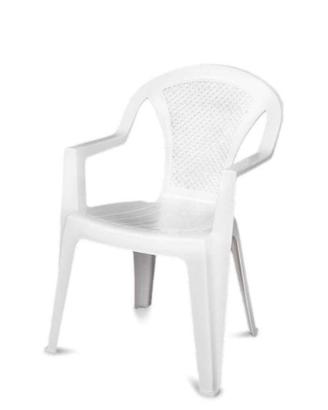 2 seggiole plastica bianca 