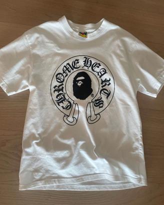 T shirt Bape x Chrome Hearts