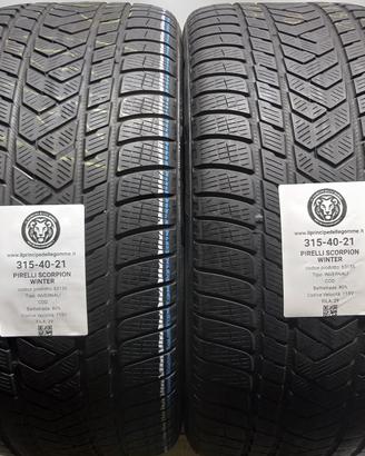 2 GOMME 315 40 21 PIRELLI A63135