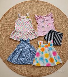 Set 4 articoli neonata 9-12 Mesi 