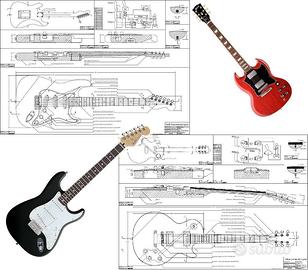 5 progetti chitarre elettriche fender gibson DIY