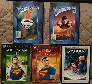 Collezione DVD Superman (5 dvd nuovi)