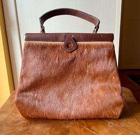 Borsa vintage in cavallino