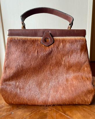 Borsa vintage in cavallino