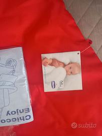 Passeggino chicco  enjoy rosso con coprigambe