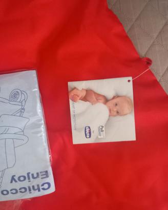 Passeggino chicco  enjoy rosso con coprigambe