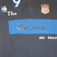 Polo manica lunga, taglia L, Sweden ski team