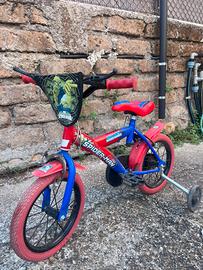 Bicicletta bambino spiderMan