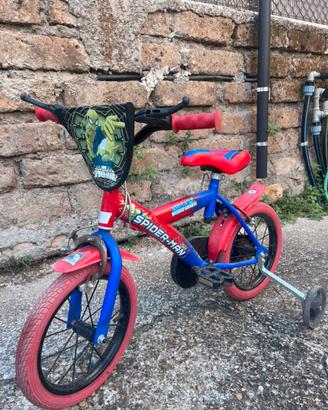 Bicicletta bambino spiderMan