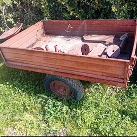 RIMORCHIO CARRO PER TRATTORE E MOTOCOLTIVATORE 