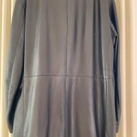 Giacca pelle nera da uomo