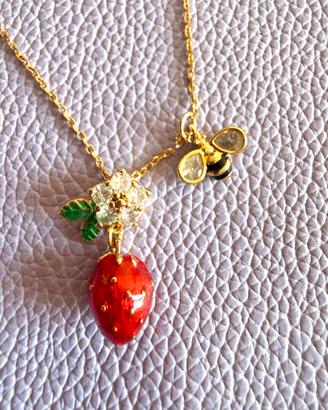 Collana Kate Spade ape fragola