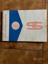 Libretto uso e manutenzione gilera 98 ss