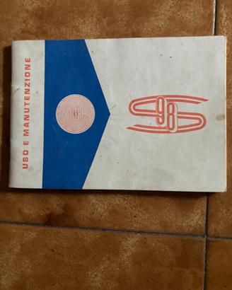 Libretto uso e manutenzione gilera 98 ss