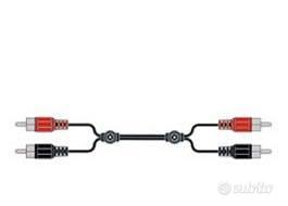 Stock 5 pzCavo audio 2XRCA M - 2XRCA M 1,8 mt