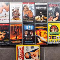 Lotto di 11 VHS originali generi misti 