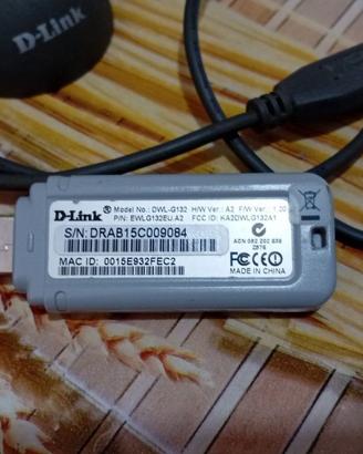 Adattatore di rete Wireless Wi-Fi USB D-Link