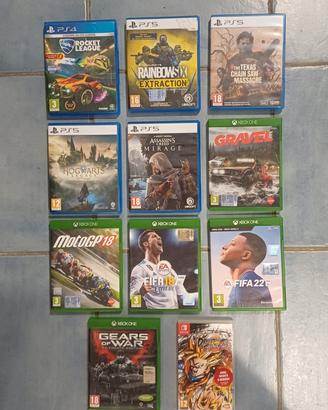 Set Giochi (Ps4, Ps5, Nintendo Switch, Xbox One)