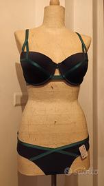 Costume mare donna bikini blue/verde
