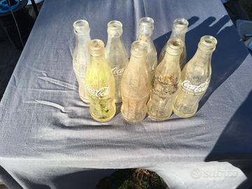 lotto bottiglie coca cola vintage