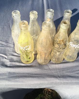 lotto bottiglie coca cola vintage