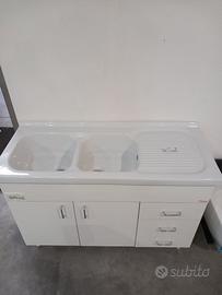 Lavello ceramica e mobile Italsmalti L120P50