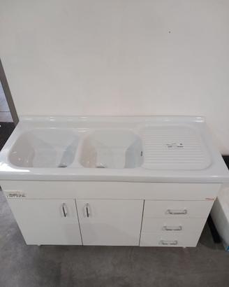 Lavello ceramica e mobile Italsmalti L120P50